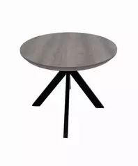 Hattan Oval Dining Table - Grey